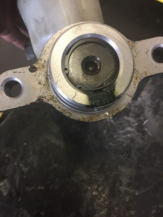 Master cylinder piston seal has been leaking for a while obviously...
