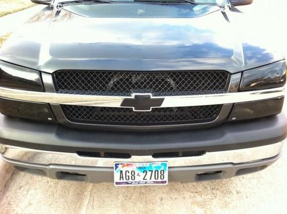 after painting the grill