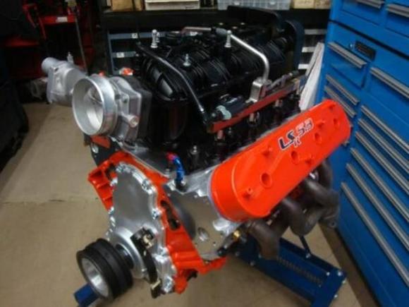 Custom Valve Covers and LSX Orange Paint.