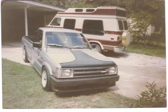 My 1987 Mazda Lowrider only had it a couple years but  while but i had it screaming while i had it. this was in 88 when low rider trucks were all the rage. My back will never be the same.