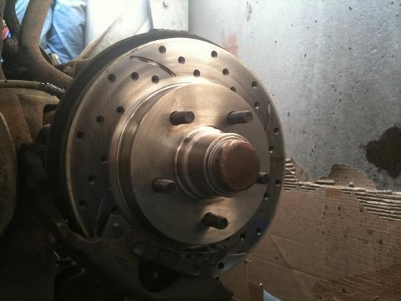 rotors installed