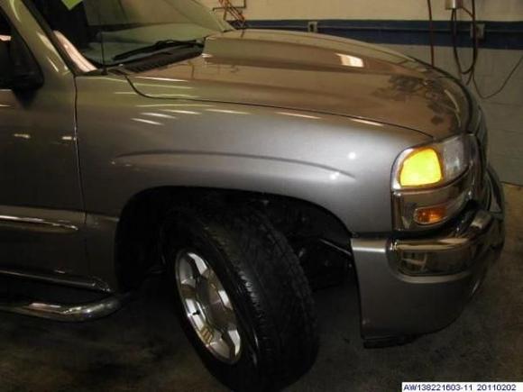 Hood painted - in body shop