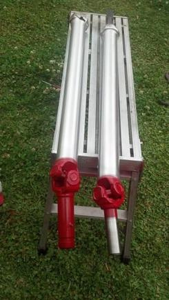 new U joints balanced and pointed