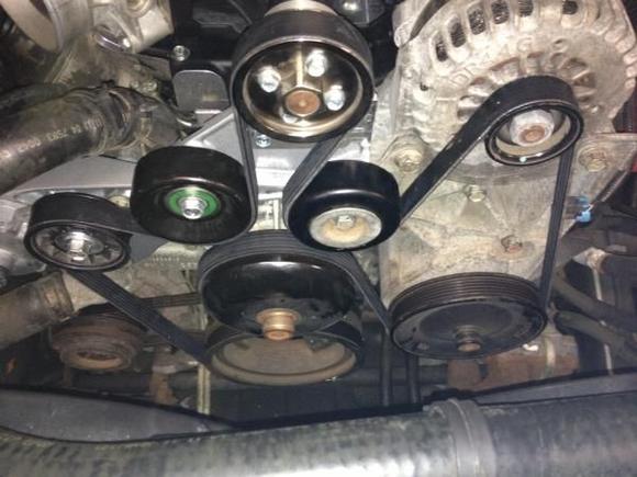 Gettin there!  Pulley's are on!