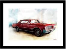 A painting of mine - 1964 Pontiac GTO. - Robert Wheater