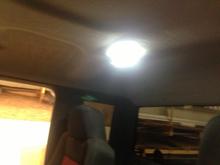 LED dome light sure can brighten things up