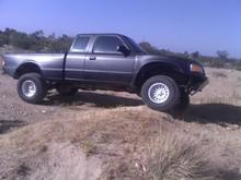 biggest bump I found in this area I was driving by, I went around the gate, its actually a park lol