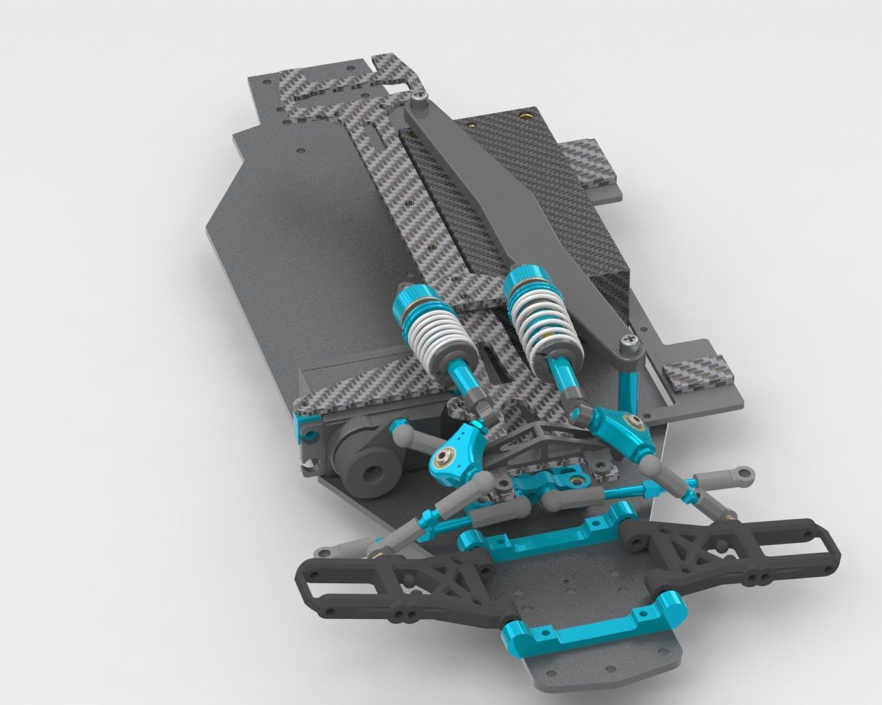 Traxxas 6838X Aluminum Rear Shock Tower (Blue), Rally, Slash 4x4