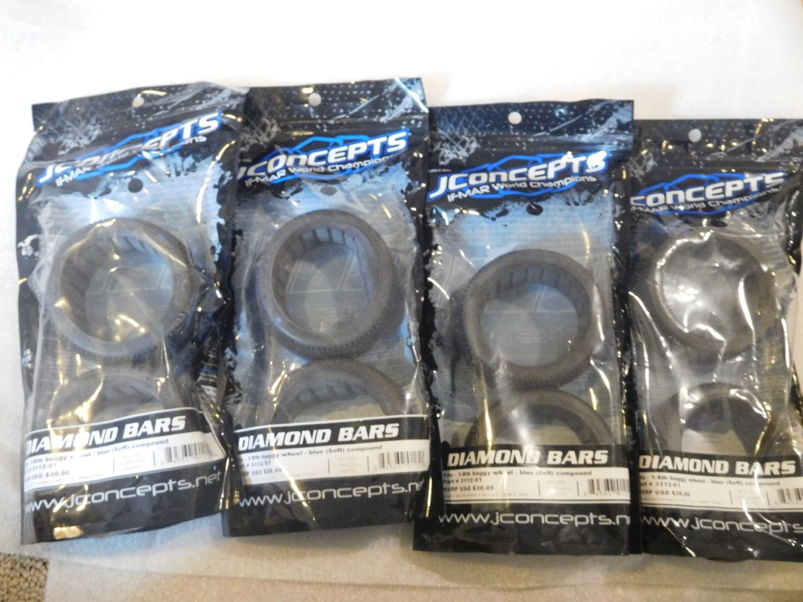 [FS] JConcepts 1/8 Diamond Bars New Tire Set Lot R/C Tech Forums