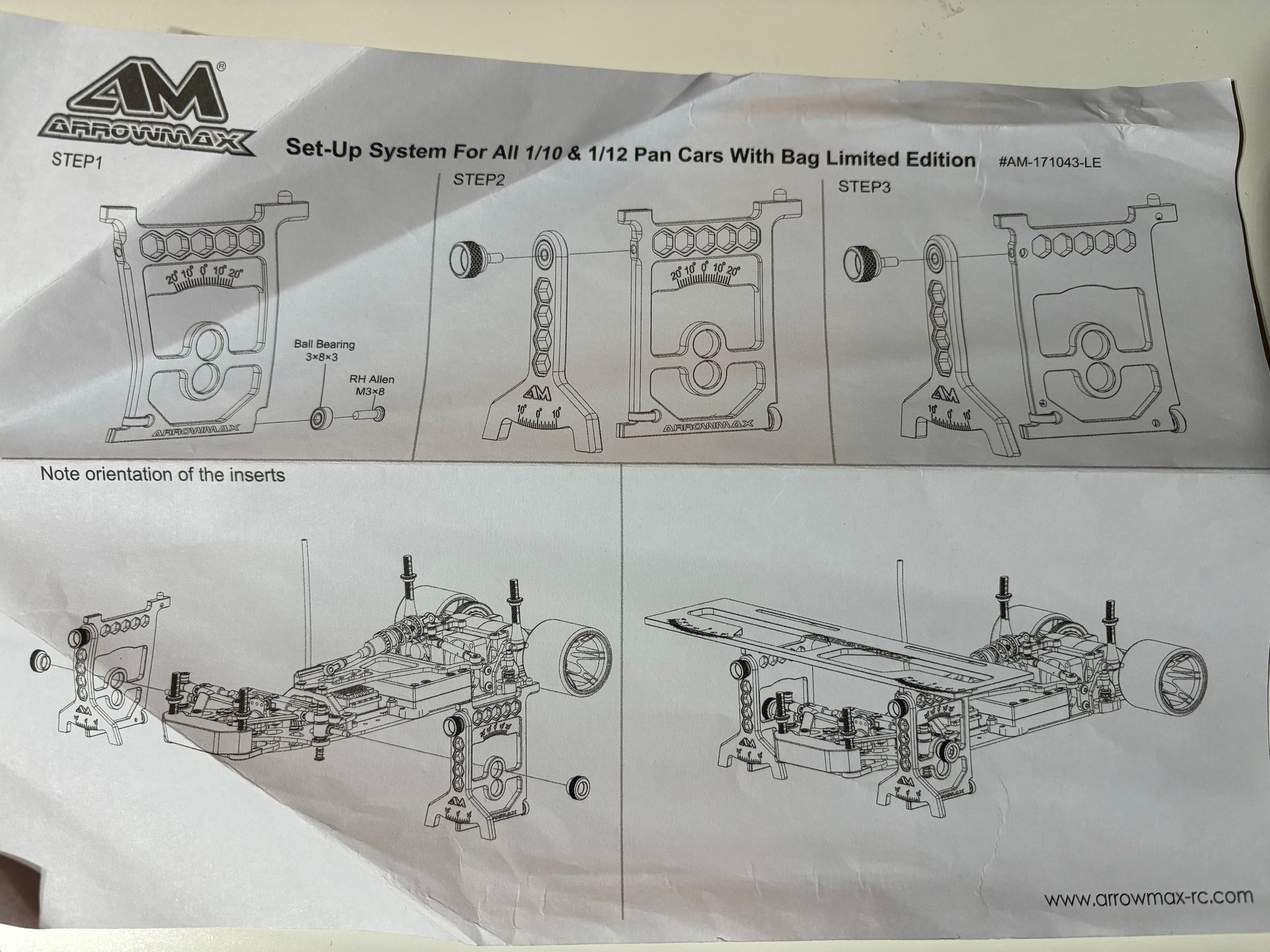 Arrowmax 1/10 & 1/12 Pan Car Setup System R/C Tech Forums