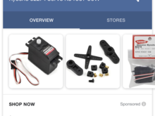 I can find listing for the servo. But not much more. 