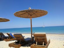 This was the beach at the town we were staying. Super laid back. 