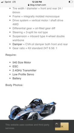 Always said Tamiya is weird. This RCMart listing shows required a motor. 