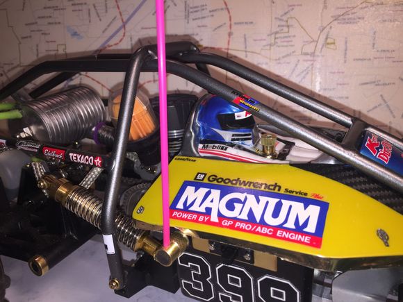 Removed all the previous paint on the driver doll with nitro fuel. doesn't harm the plastic
