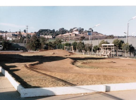 I believe this is the Ranch Pit Shop offroad track around 1984.  Only other track that comes to mind might be the Peralta track down in Del Mar - around 83.