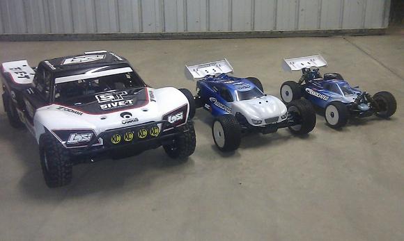 LOSI 5IVE T, RC8T&amp;RC8B...