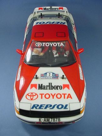 1990 Toyota Marlboro Celica GT-Four Rally driven by Carlos Sainz and Luis Moya.