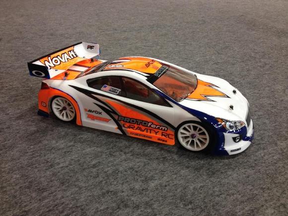 New P37 body on the Xray, minus the decals