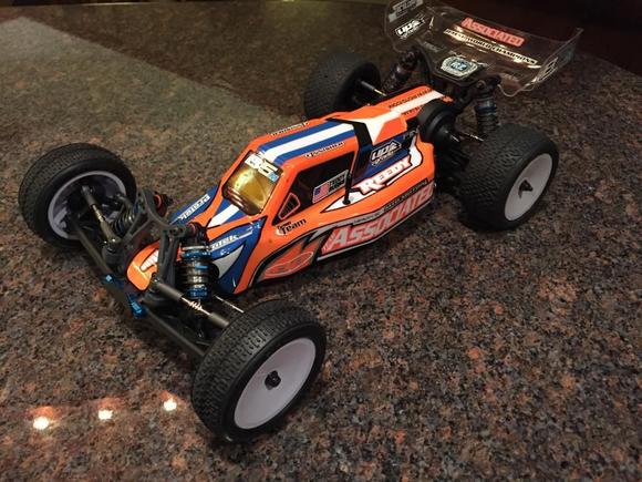 Fresh JConcepts Finnisher Body.  Thanks to my sole sponsor Upgrade RC for the sweet decals