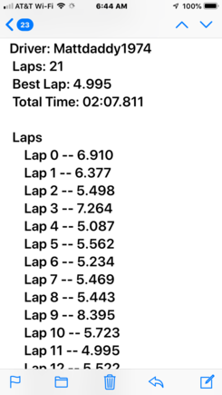 4.995 lap