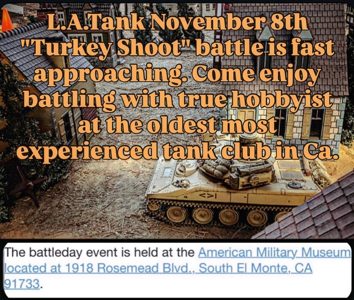 RCU Forums - View Single Post - L.A. Tank November 8th battle day event.
