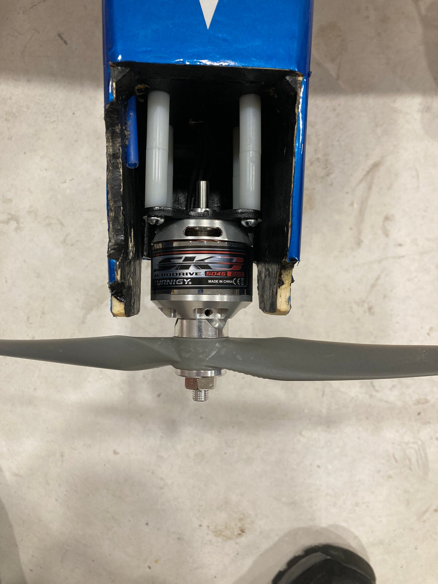 Sportster type RC Airplane with electric motor SK Aerodrive Turnigy