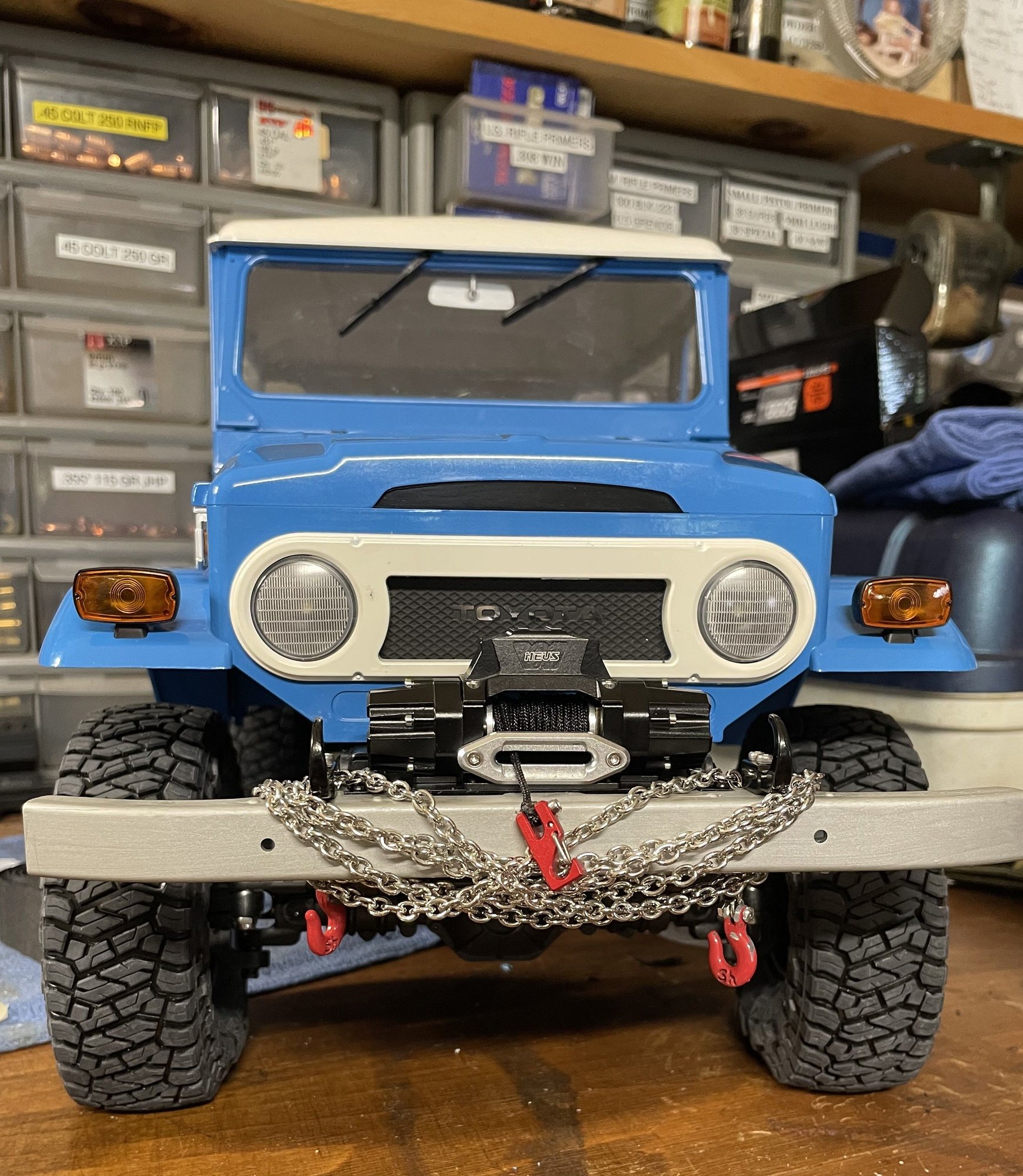 New winch plus a tow chain