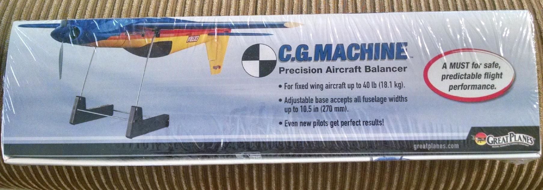 great planes cg machine