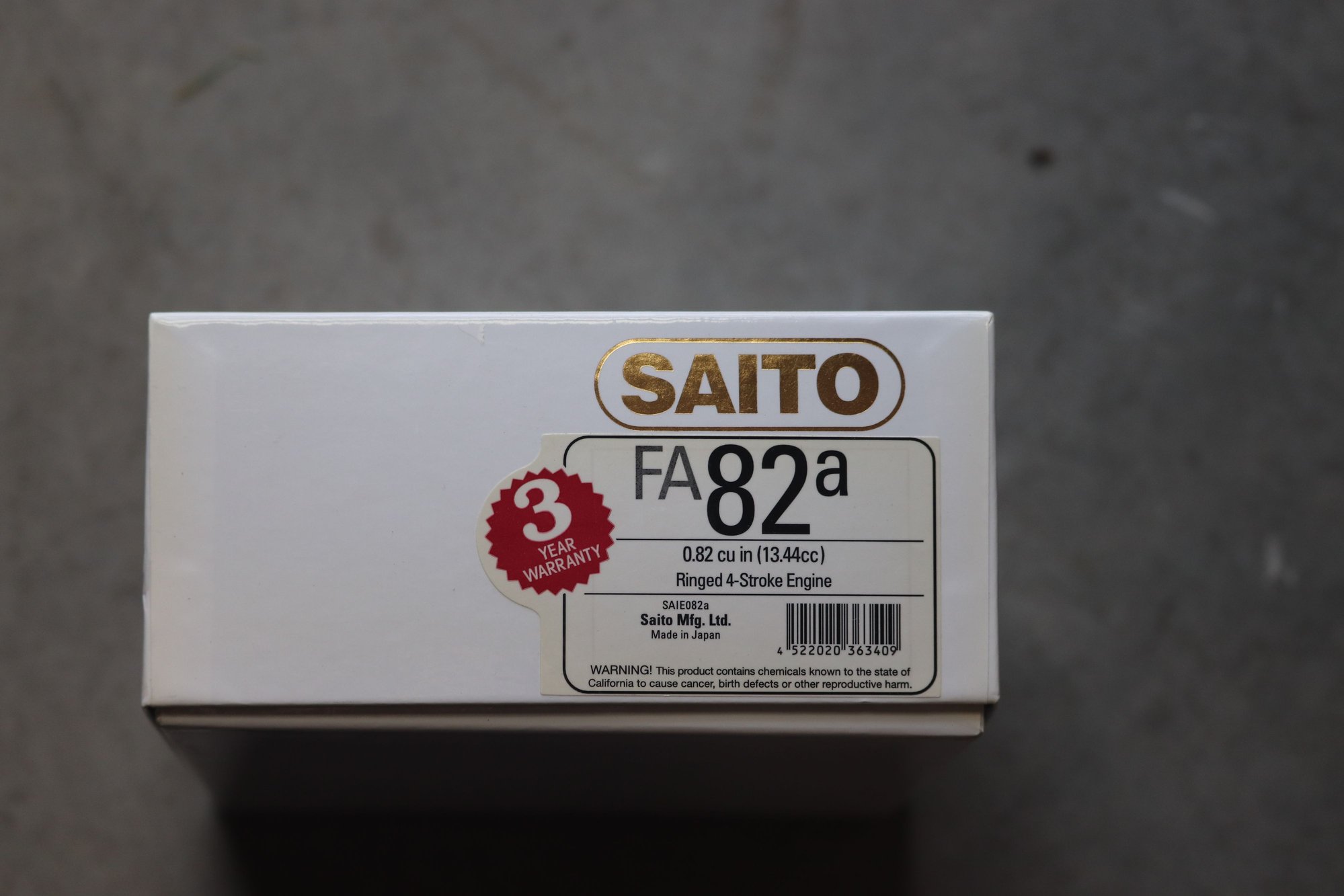 New in box Saito F82A 4 stroke engine - RCU Forums