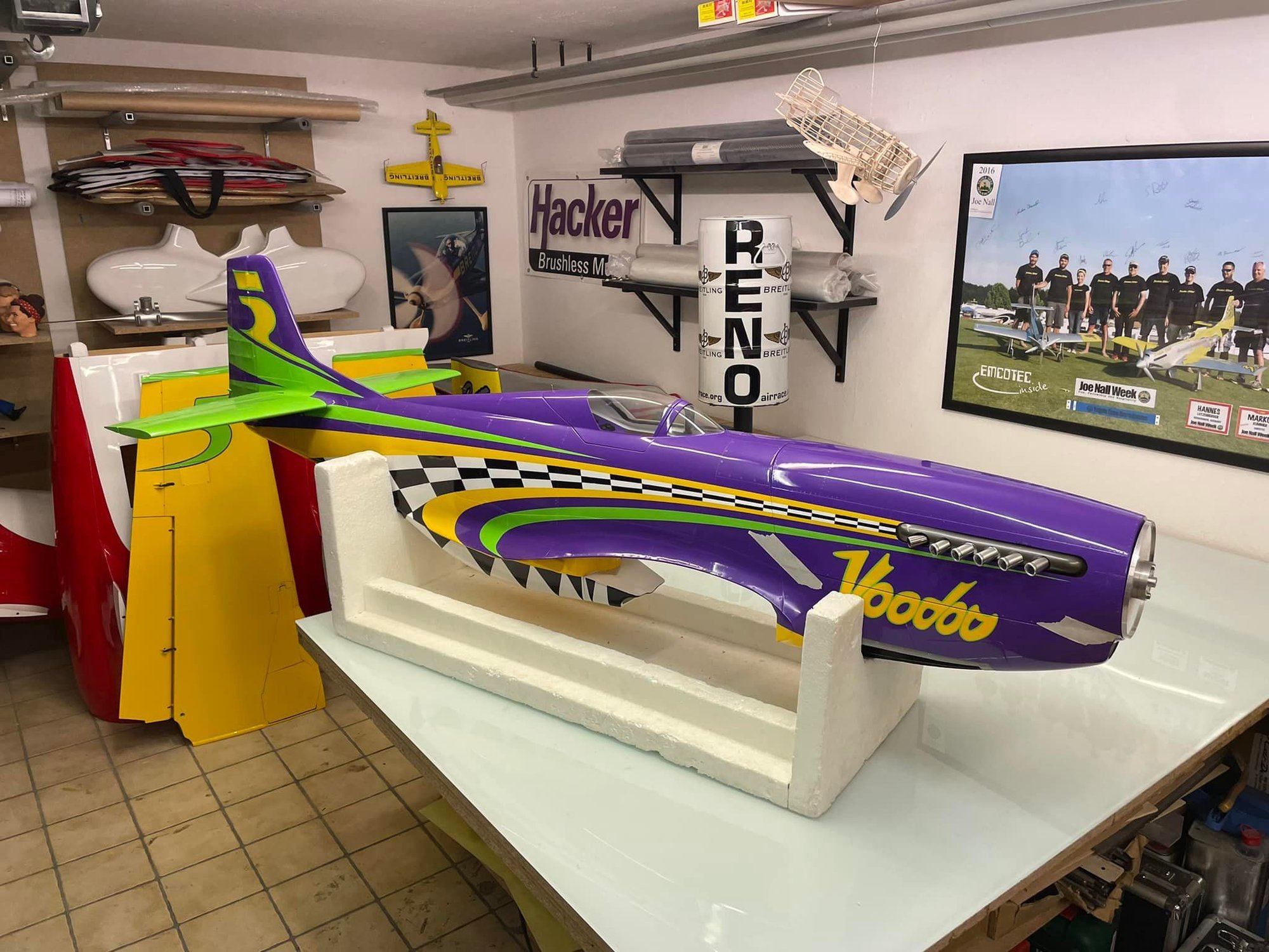 CARF P51 Voodoo RENO Racer powererd by a KOLM 230 3cyl. inline - Page 2 ...