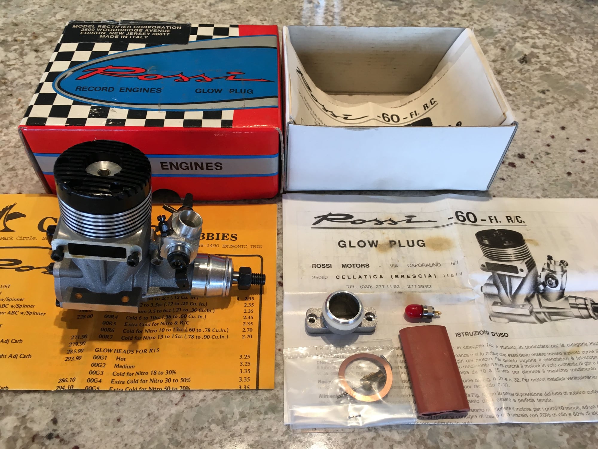 Rossi r60 fi rc clips?? vintage engine
