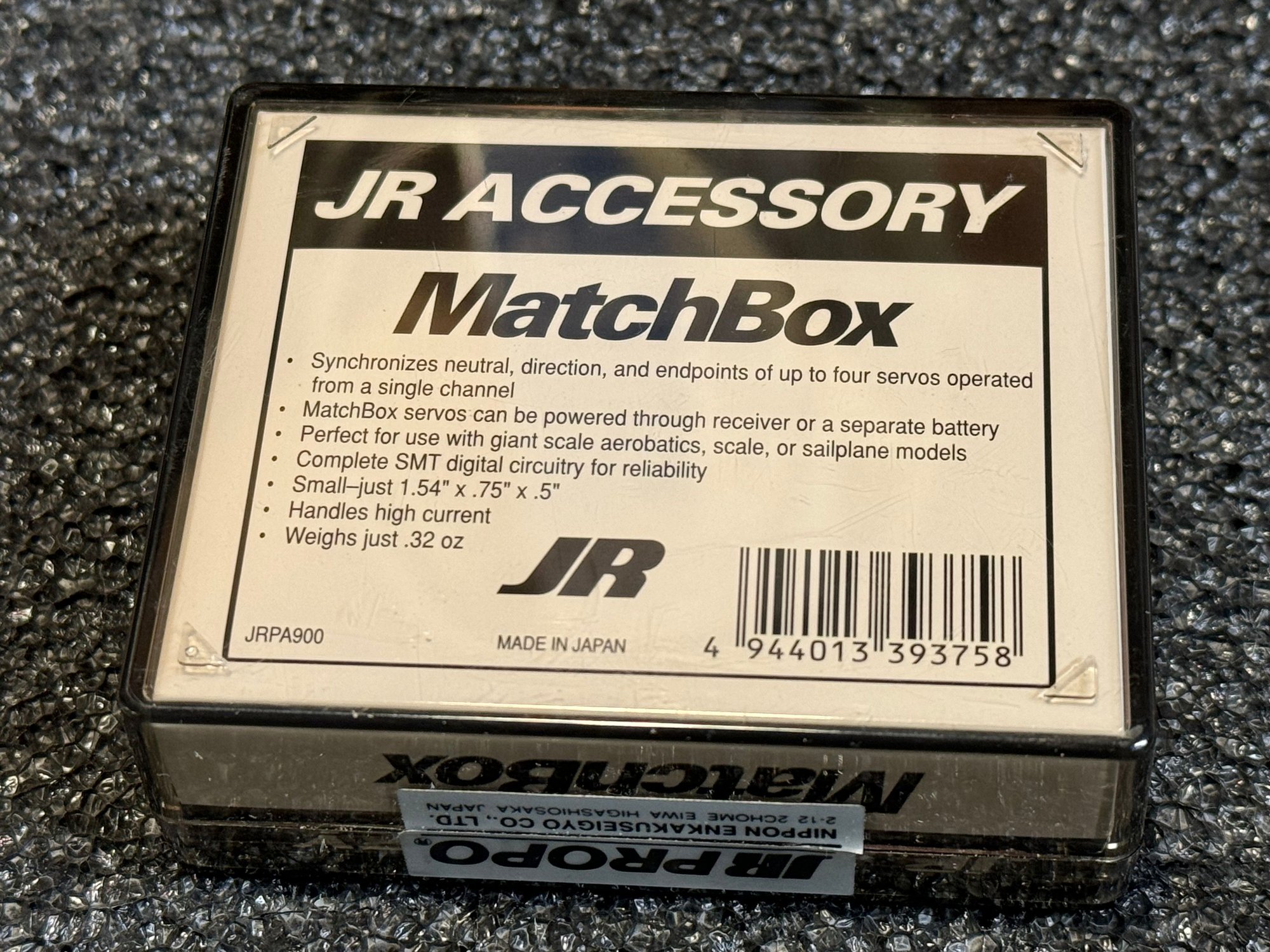 JR MatchBox Servo Synchronizer NIB RCU Forums