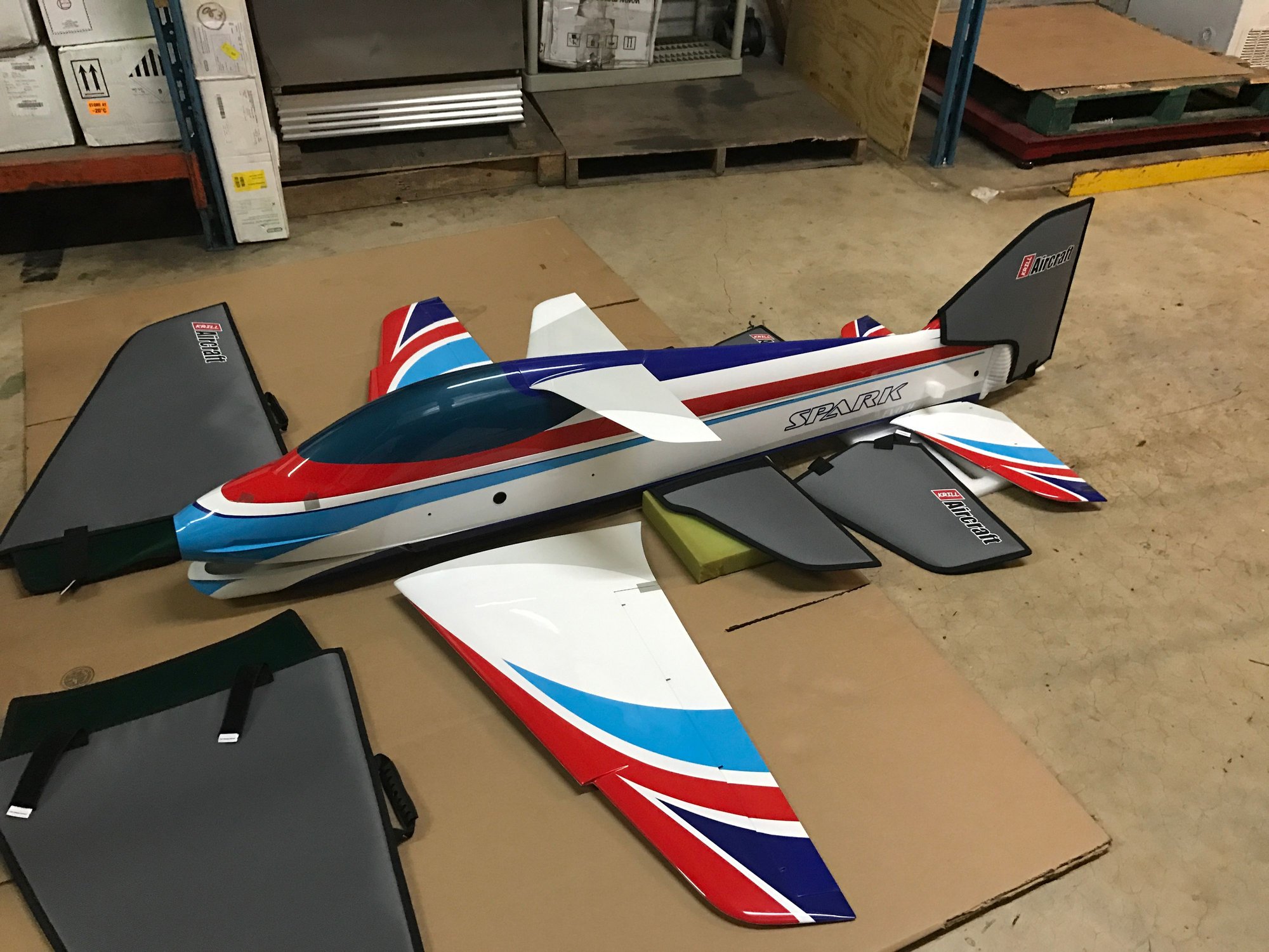 NEW IN BOX !!! KRILL SPARK EVO ii WITH WING AND STABS BAGS RCU Forums