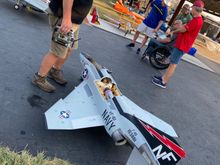Kevin W doing engine checks on his F-4