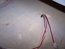 I opened a hole in the floor to run the servo wires under the floor