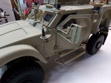 Repaired M-ATV driver side door.