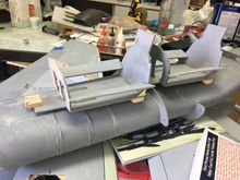 Cockpit frames on the intake