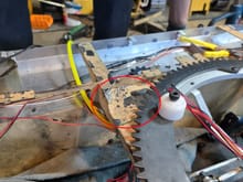 Installation of holes for planetary gear motor installation