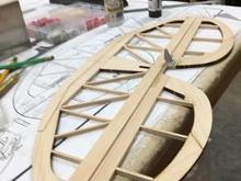 Here the elevator has been hinged. I used the same process as outlined in 