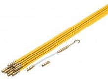 1/4" fiberglass rod extrentions with brass fittings that will last a lifetime.