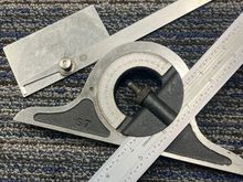 You can get pretty close with these. A Vernier Bevel will get you closer. I gave my Vernier to my son before I retired. They cost about $500 and I no longer need to work that close.

     Your best bet however involves Trigonometry;)
