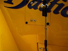 Rudder servo installed. Not keen on all those screws detracting from the pain scheme