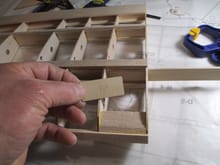 I want to ensure that the joiner is permanently epoxied into position but with additional insurance of being sandwiched between four plates made from 1/16" birch ply.