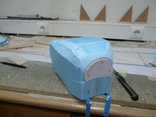 Carving the radiator fairing