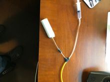 Pitot airspeed test rig with the Jeti MSpeed sensor