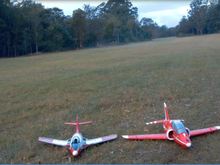 Range check positive on the wet day out flying the Hawk.