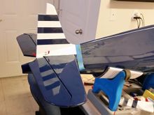 Gluing the tail on. No problems.