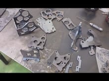 Laser-cut steel gearbox housing
