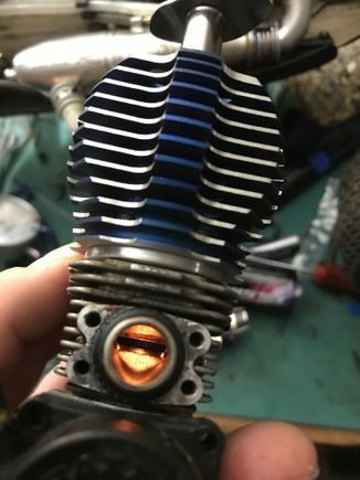 Nelson HD glow plug kit for the first time in a modern RC Car engine.    