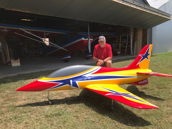 Havoc SS ready to maiden. King Tech 160, Jeti DC 24 radio, Cortex Pro gyro